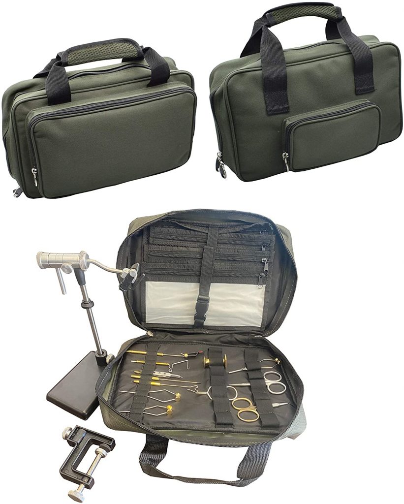 Zephr Travel Fly Tying Kit w/Travel Bag for Fly Tying or Tying Flies