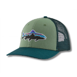 Jumping Rise: Patagonia Fitz Roy Trout Fishing Cap - Sedge Green