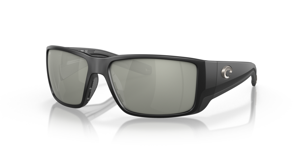 Costa Blackfin Pro Sunglasses in matte black with gray lenses. | Best sunglasses for fly fishing | Jumping Rise