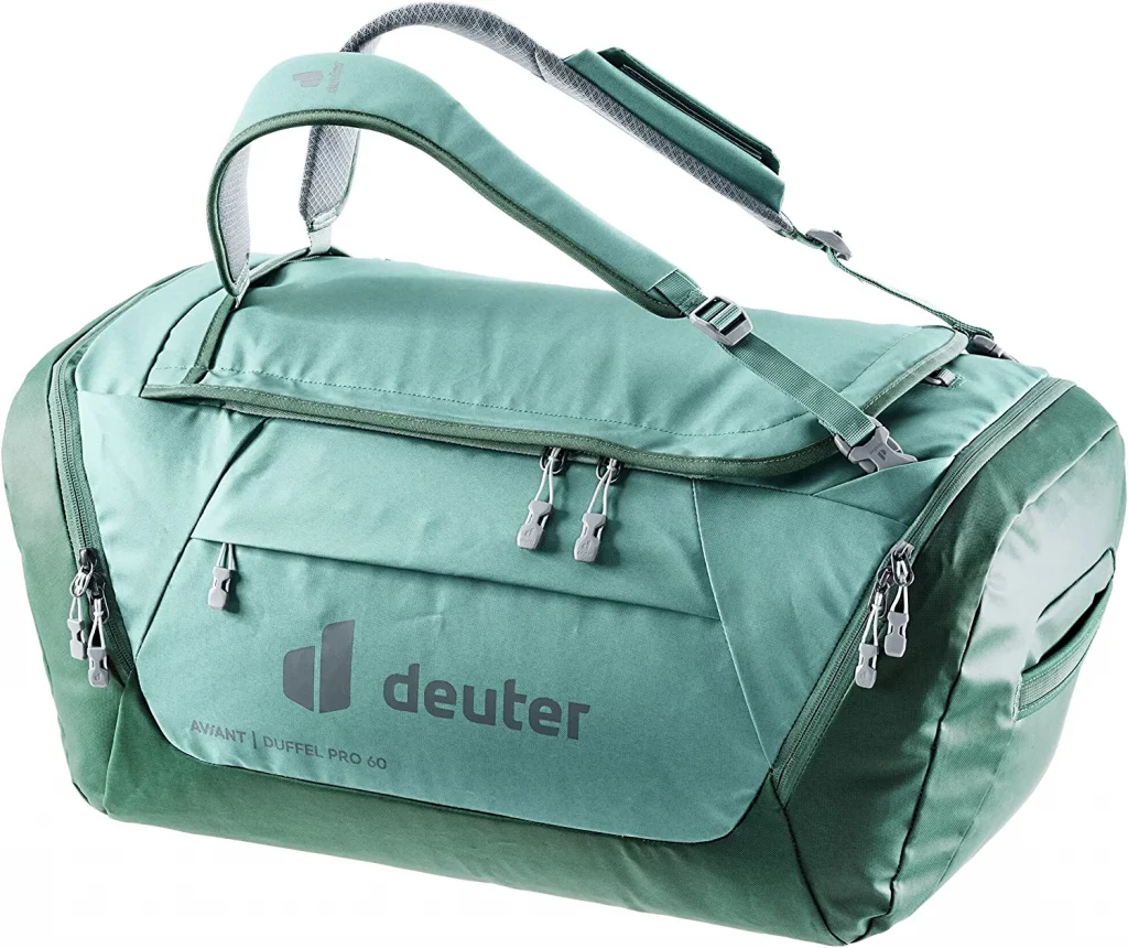 Deuter Aviant Duffel Pro 60 - Whether you're going somewhere close or far, the adventure-ready Deuter Aviant Duffel Pro 60 will keep your belongings organized. It also functions as a backpack when you need to be hands-free.