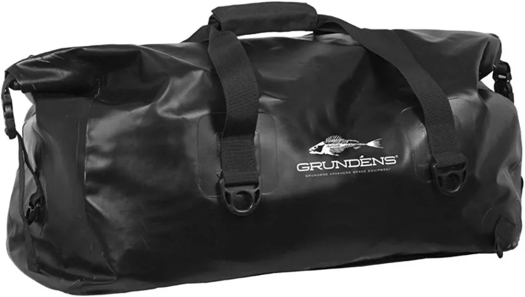 Grundens 70043 Shore Leave 55 L Waterproof Duffel Bag, Black - One Size
